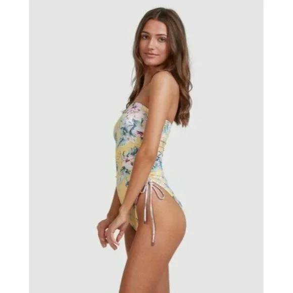 Billabong BNWT Tropicool Naomi Bandeau One Piece Women's Size 6 RRP $130 - Picture 3 of 12